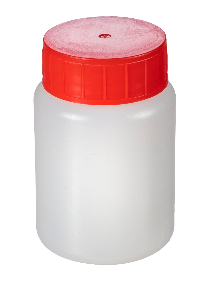 sterile Weithalsflasche, 100 ml, HDPE, VE 335 St.