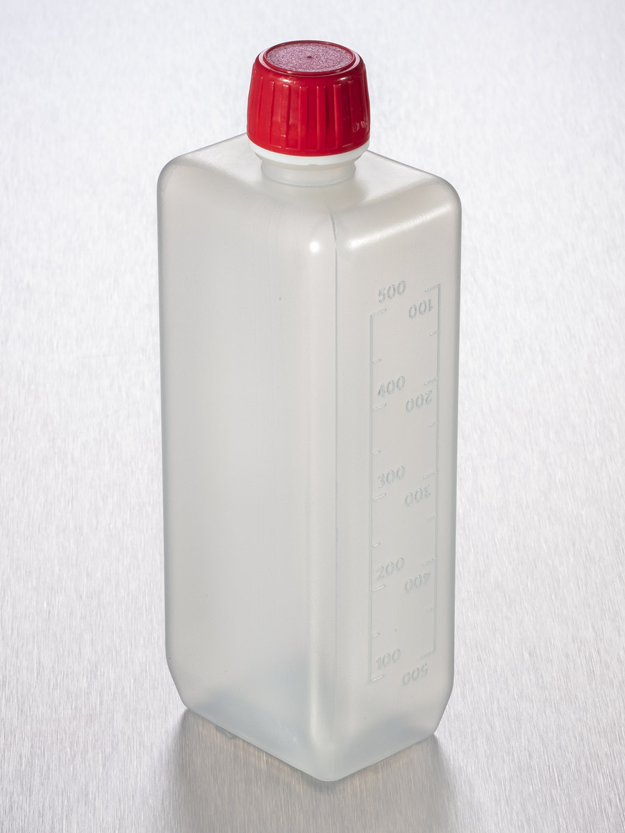 sterile Enghalsflasche OHNE ETIKETT, 500 ml, PP, VE 170 St.