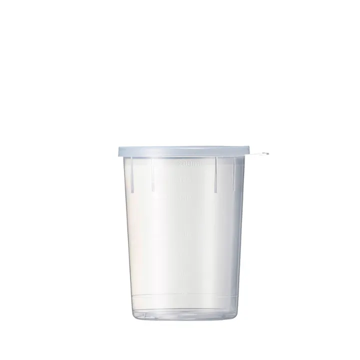 PP-Becher, Probenbehälter, konisch mit Deckel 200 ml Pckg mit 660 Stück 00441002
