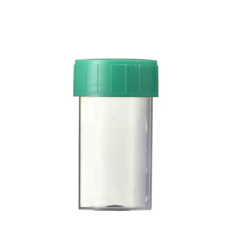 Probenbehälter PP, 60 ml mit Schraubdeckel grün, VE = 70 Stück 00441022