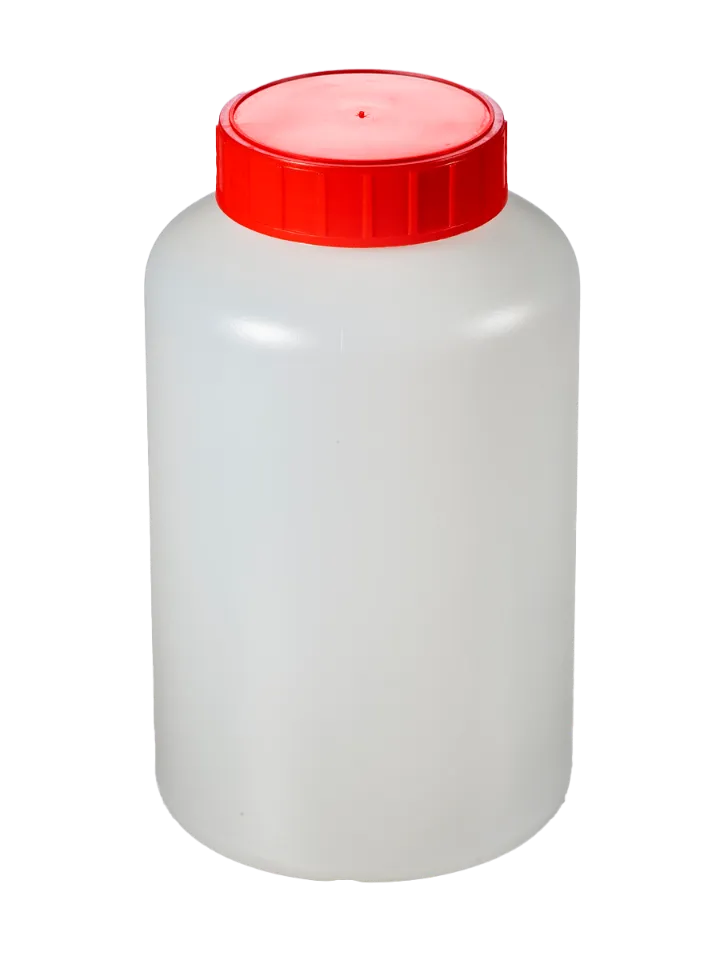 sterile Weithalsflasche, 1000 ml, HDPE, VE 68 St. natur, rund, Schraubverschluss [LR1000-05] 11441012